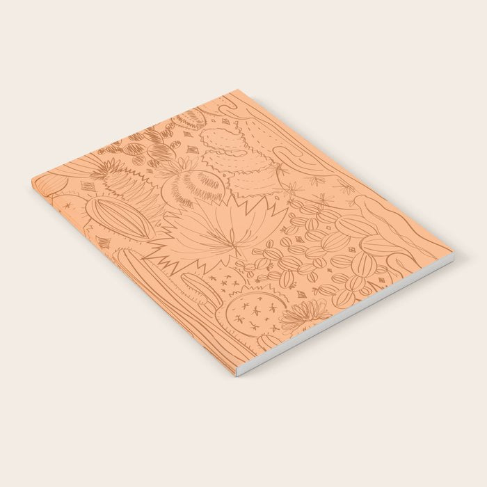 Cactus Scene in Orange Notebook Gallery Image 1