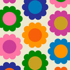 Happy Flowers Colorful Springtime Pattern Coffee Mug Gallery Image 2