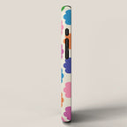 Happy Flowers Colorful Springtime Pattern iPhone Case Gallery Image 2