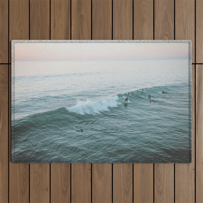 lets surf v Outdoor Rug Gallery Image 1