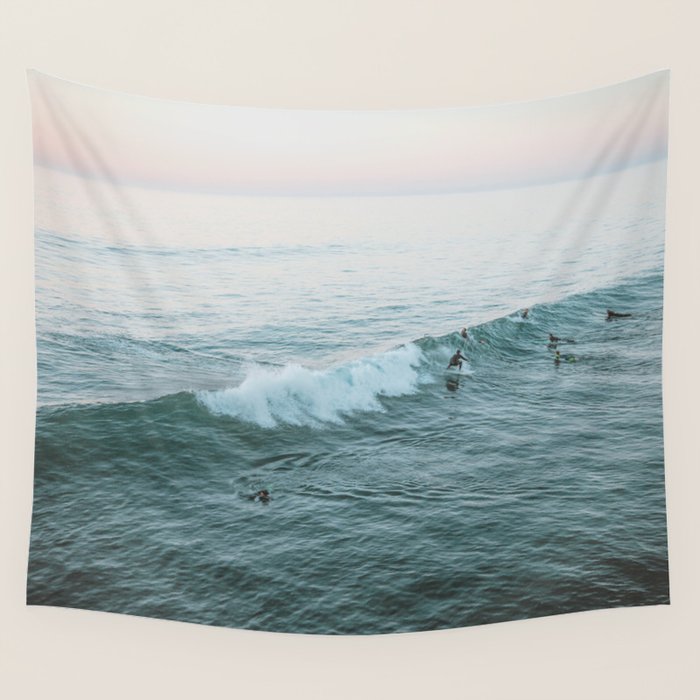 lets surf v Wall Tapestry Gallery Image 1