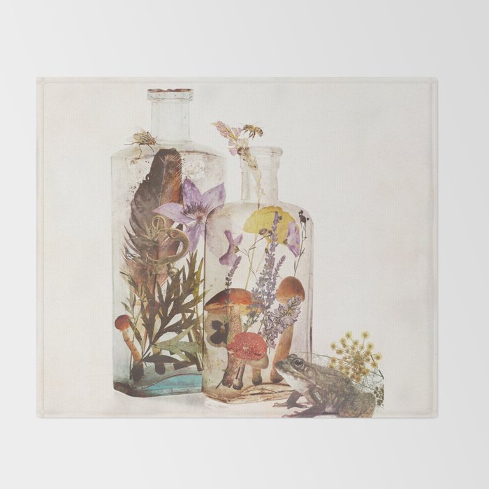 WITCH BOTTLES Throw Blanket Gallery Image 2