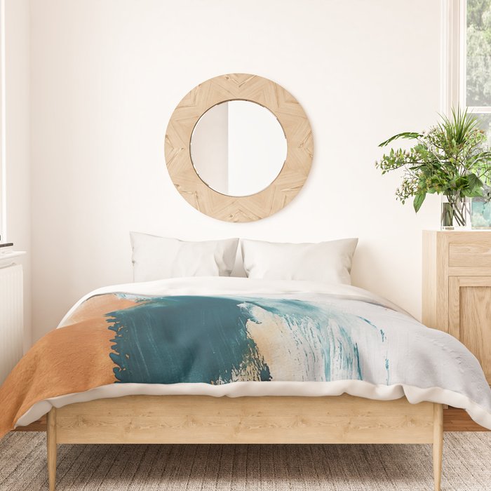 Abstract Oil Painting No.25 Duvet Cover Gallery Image 3