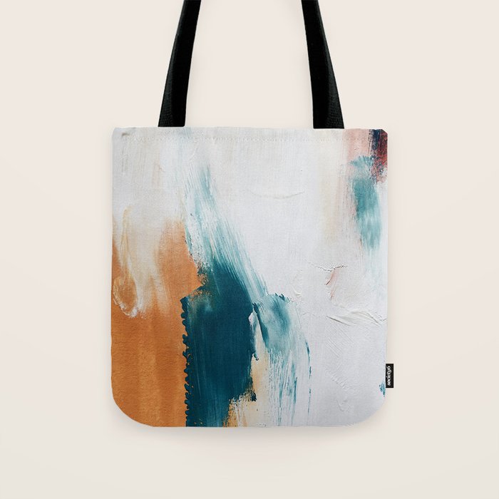 Abstract Oil Painting No.25 Tote Bag Gallery Image 1