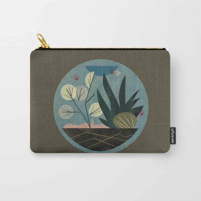 Terrarium No. 7 Carry All Pouch Gallery Image 1