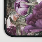 Purple Plum Pink Watercolor Peonies and Greenery Laptop Sleeve Gallery Image 3