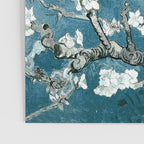 Vincent Van Gogh Almond Blossoms Teal Poster Gallery Image 3