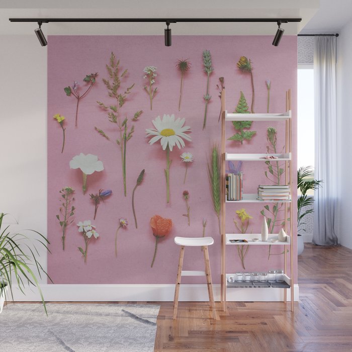 Wild Flowers Wall Mural Gallery Image 1