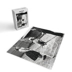Poodle Jumping Rope, Black and White, Vintage Art Jigsaw Puzzle Gallery Image 2