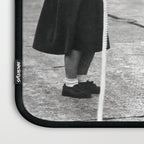 Poodle Jumping Rope, Black and White, Vintage Art Laptop Sleeve Gallery Image 3