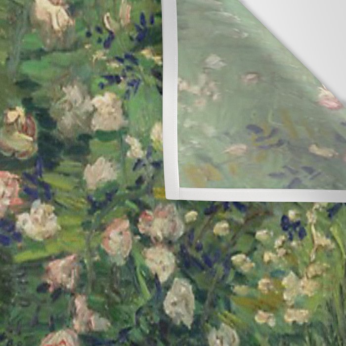 Vincent Van Gogh,Blooming Rose Bush Wall Tapestry Gallery Image 3