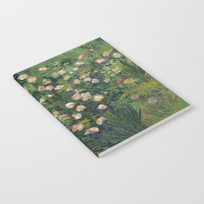Vincent Van Gogh,Blooming Rose Bush Notebook Gallery Image 1