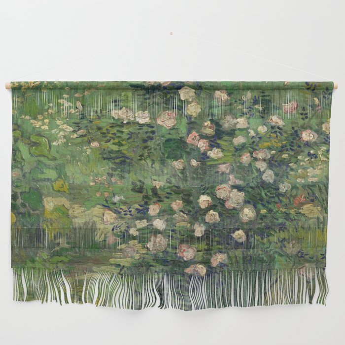 Vincent Van Gogh,Blooming Rose Bush Wall Hanging Gallery Image 1