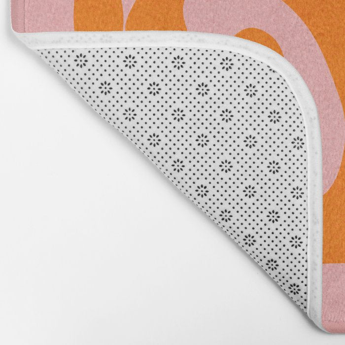 Tangerine & Sundown: Matisse Paper Cutouts 12 Bath Mat Gallery Image 2