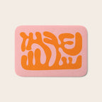 Tangerine & Sundown: Matisse Paper Cutouts 12 Bath Mat Gallery Image 1