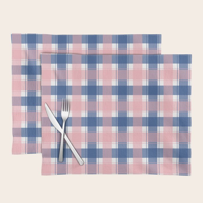 Soft Tones Grid Fusion Placemat Gallery Image 1
