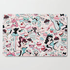 Cupcake Dolls Pattern Cutting Board Gallery Image 1