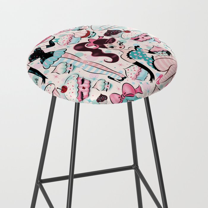 Cupcake Dolls Pattern Stool Gallery Image 2