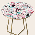 Cupcake Dolls Pattern Side Table Gallery Image 2