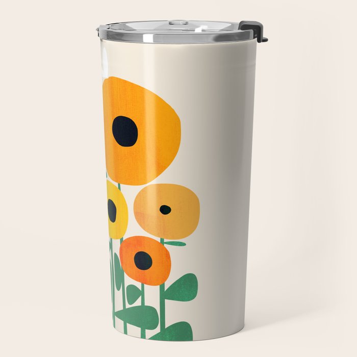 Sunflower and Bee Travel Mug Gallery Image 2