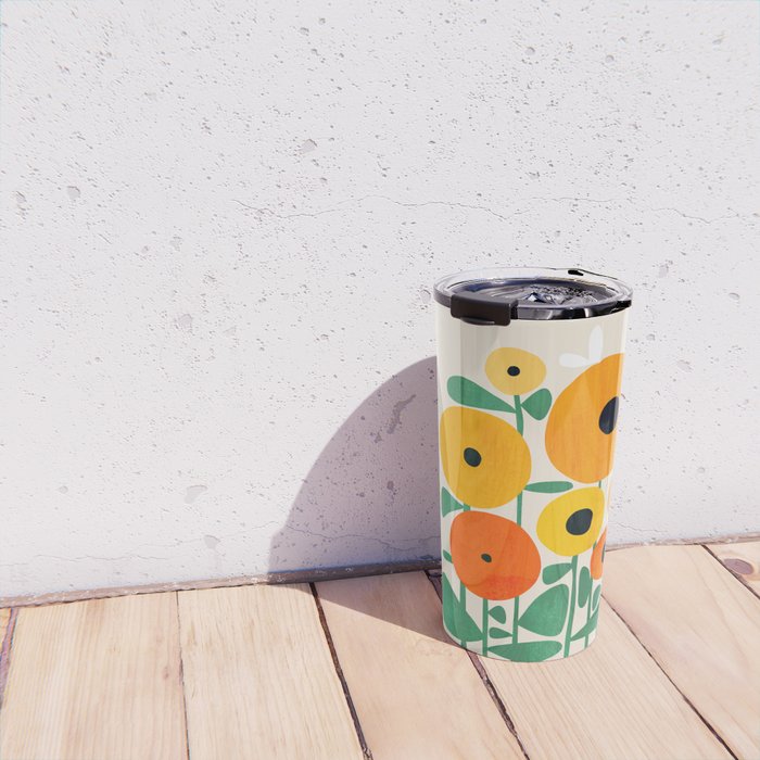 Sunflower and Bee Travel Mug Gallery Image 4