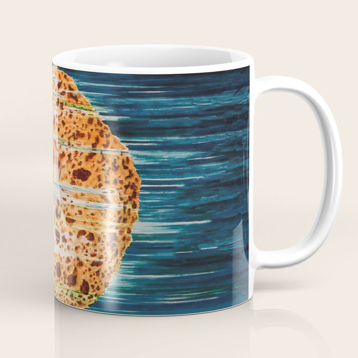 Mermaid with Sponge Vintage Poster Coffee Mug Gallery Image 1