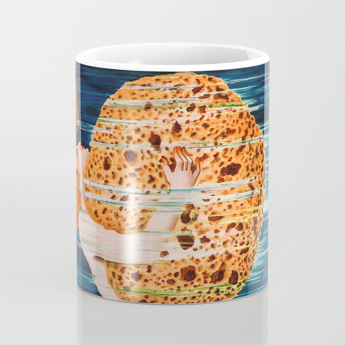 Mermaid with Sponge Vintage Poster Coffee Mug Gallery Image 4