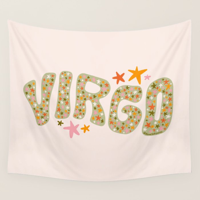 Starry Virgo Wall Tapestry Gallery Image 4