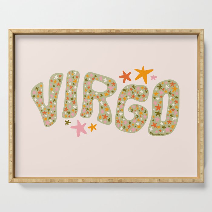 Starry Virgo Serving Tray Gallery Image 1