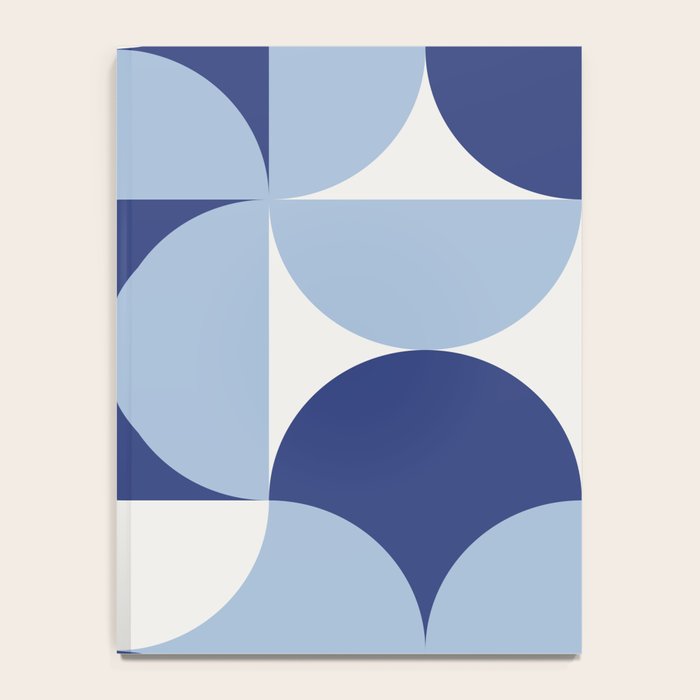 day dream geometry abstract blue Notebook Gallery Image 4
