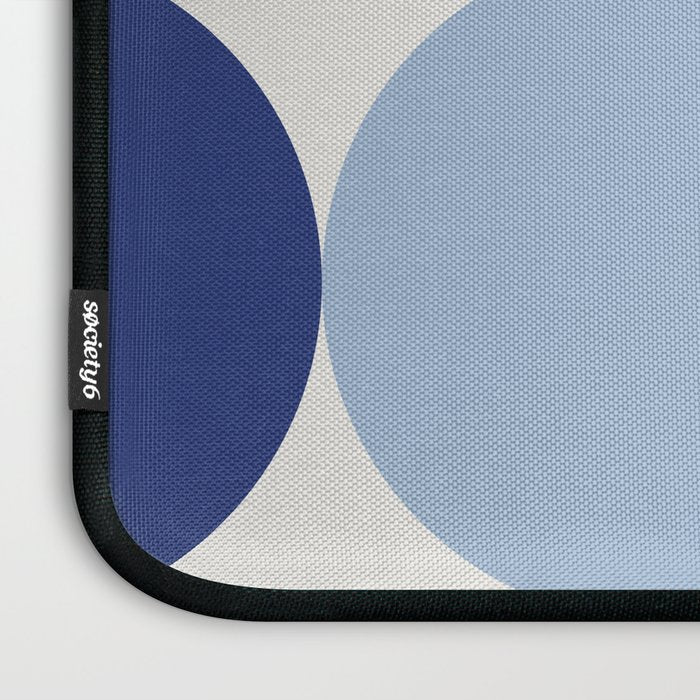 day dream geometry abstract blue Laptop Sleeve Gallery Image 3