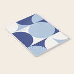 day dream geometry abstract blue Notebook Gallery Image 3