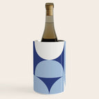day dream geometry abstract blue Wine Chiller Gallery Image 1