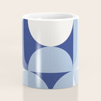 day dream geometry abstract blue Coffee Mug Gallery Image 4