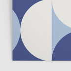 day dream geometry abstract blue Poster Gallery Image 3