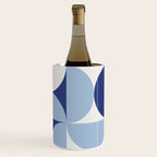 day dream geometry abstract blue Wine Chiller Gallery Image 3
