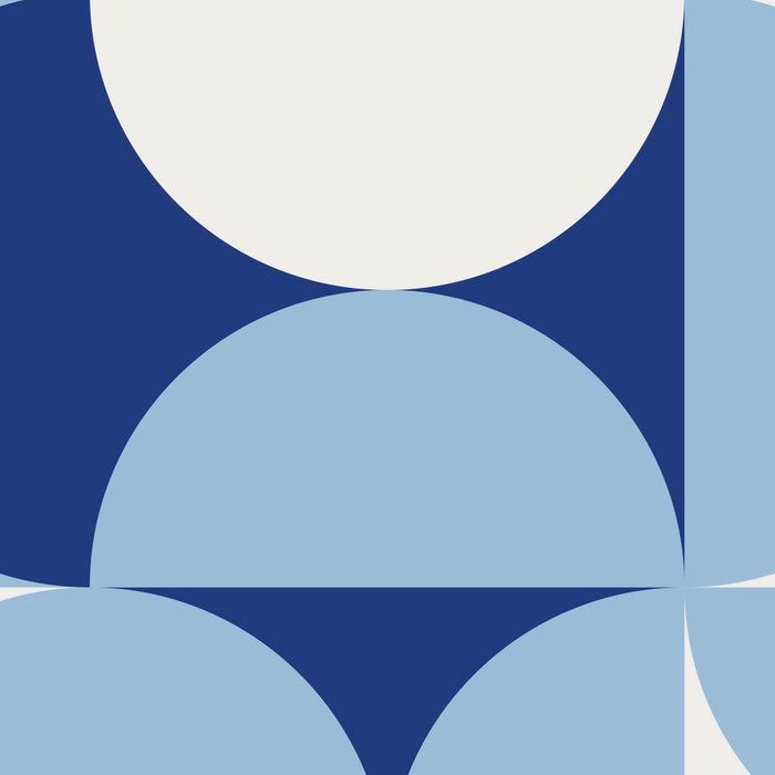 day dream geometry abstract blue Coffee Mug Gallery Image 2