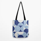 day dream geometry abstract blue Tote Bag Gallery Image 2