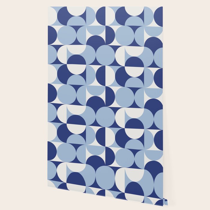 day dream geometry abstract blue Wallpaper Gallery Image 2