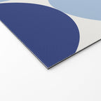 day dream geometry abstract blue Welcome Mat Gallery Image 2