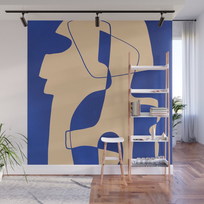Modern Abstract Minimal Shapes 207 Wall Mural Gallery Image 1