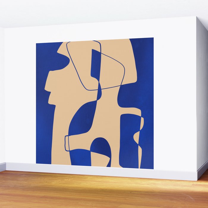 Modern Abstract Minimal Shapes 207 Wall Mural Gallery Image 2