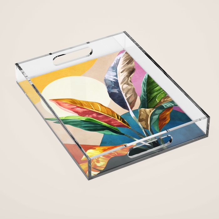 Colorful Branching Out 27 Acrylic Tray Gallery Image 1