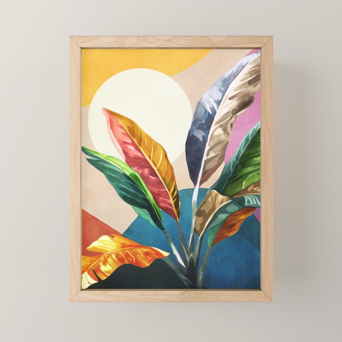 Colorful Branching Out 27 Mini Art Print Gallery Image 1