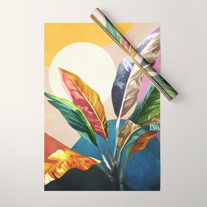 Colorful Branching Out 27 Wrapping Paper Gallery Image 1
