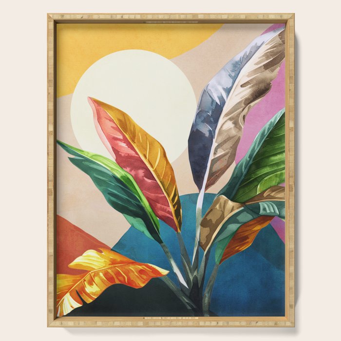 Colorful Branching Out 27 Serving Tray Gallery Image 1