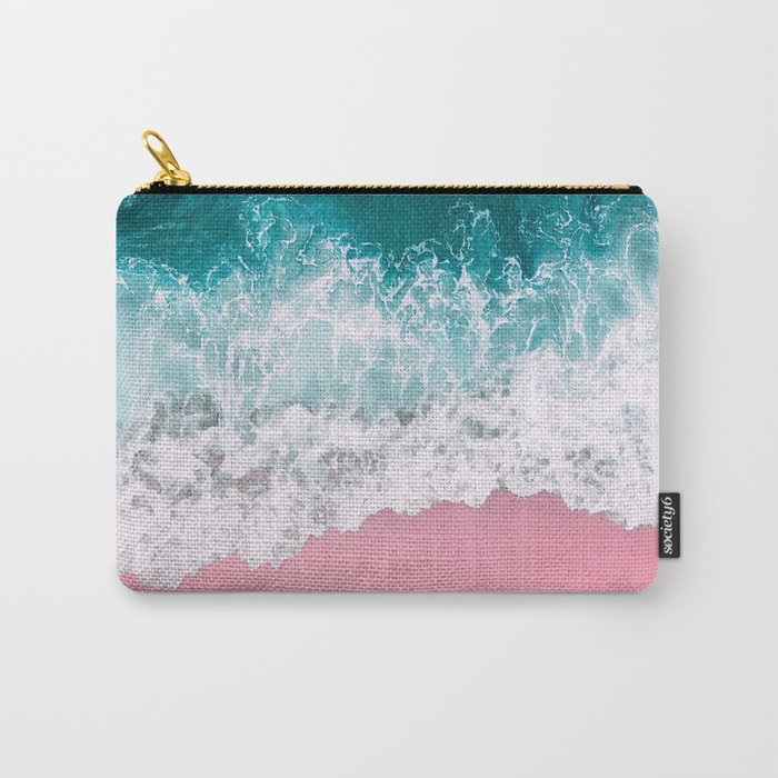 Turquoise Sea Pastel Beach Carry All Pouch Gallery Image 1