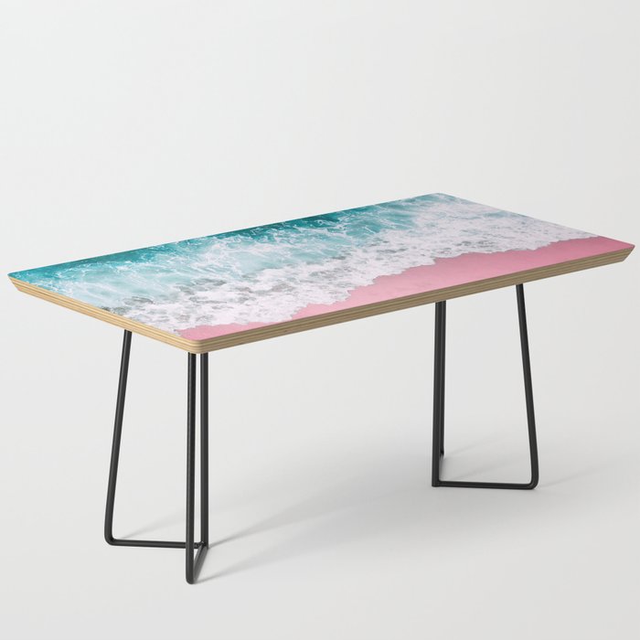 Turquoise Sea Pastel Beach Coffee Table Gallery Image 1