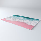 Turquoise Sea Pastel Beach Rug Gallery Image 3