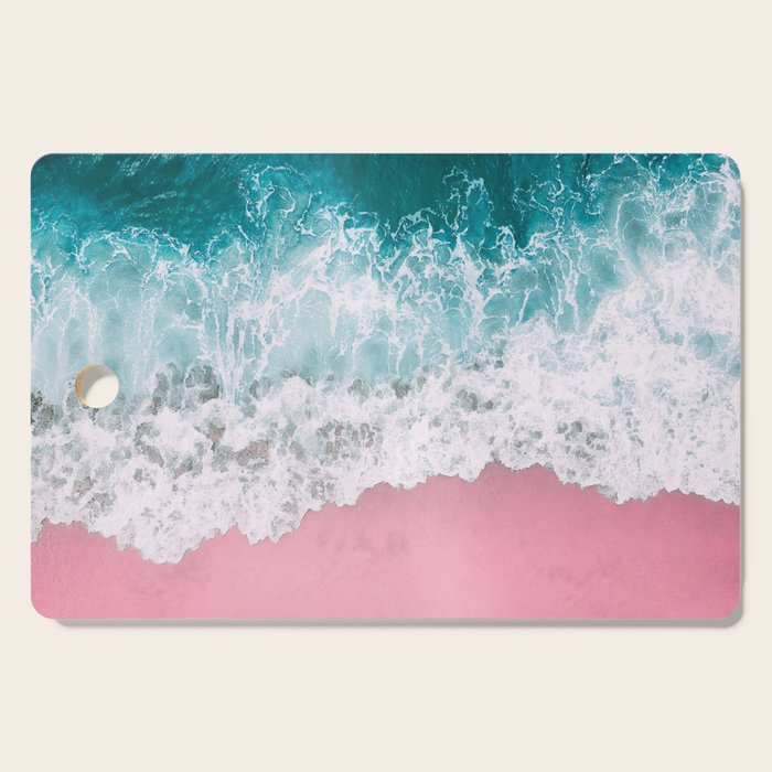 Turquoise Sea Pastel Beach Cutting Board Gallery Image 1